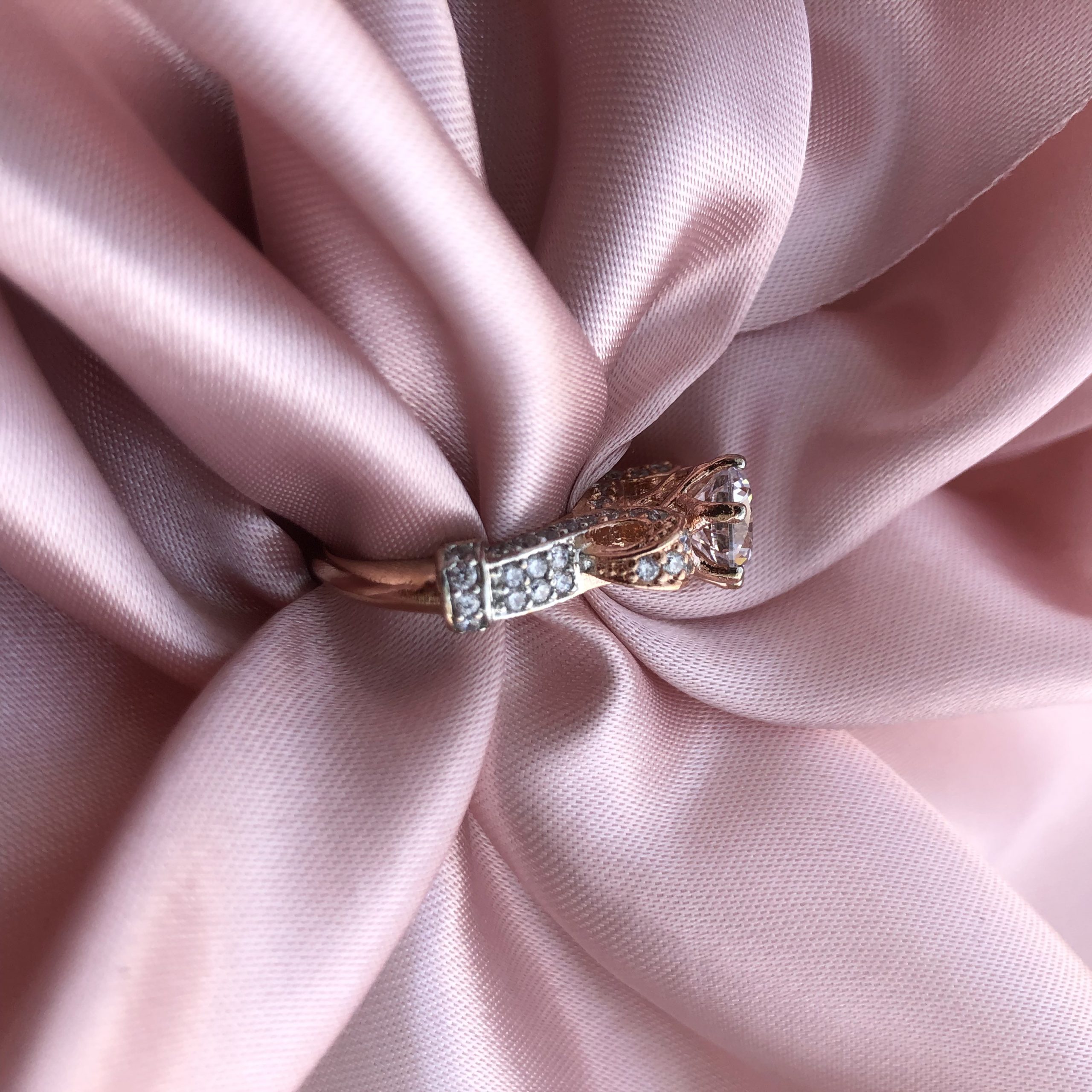 Rose Gold High Set Ring - Siamaa Boutique